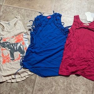 Tank top bundle.  3 size large tank tops.  2 NWT